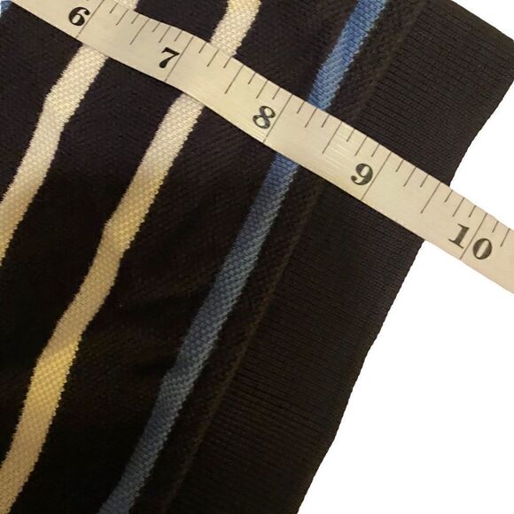 Lands End Navy White and Blue Striped Short Sleeve‎ Polo Sz L - Picture 9 of 10